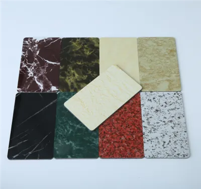 Akmens graudu alumīnija kompozītmateriālu paneļi